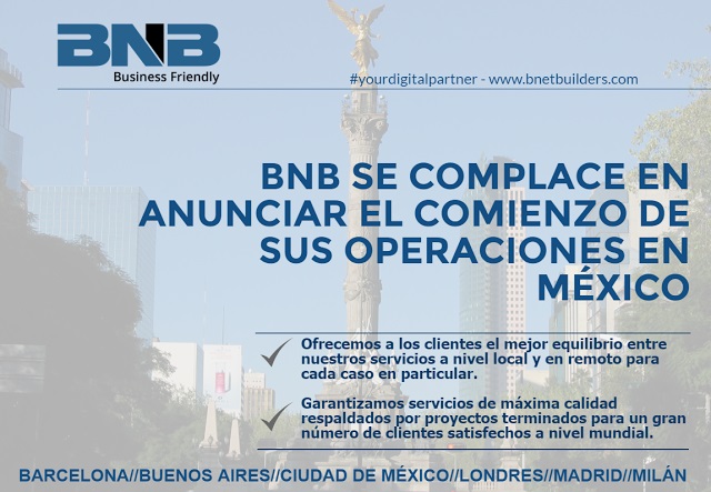 BNB comienza operaciones en México